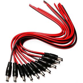 EFA710882917180 Sinddy DC Power Pigtail Male, 10 Piece