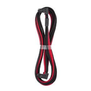CableMod C-Series Pro ModFlex Sleeved 12V-2x6 12VHPWR 90° StealthSense PCIe Cable for Corsair Type 5 RMX Shift (Variant A, Black)