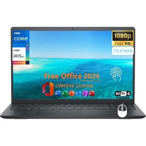Dell 2025 Inspiron 15 3530 Touchscreen Business Laptop Computer, 15.6" FHD Anti-Glare Display, 13th Gen Intel 10-Core i7-1355U, 32GB RAM, 1TB SSD, Wi-Fi 6, HDMI, Windows 11 Pro, Office 2024