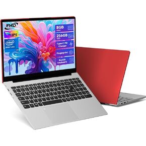 15.6" Business-Student-Laptop, 16GB RAM 1TB SSD Intel Pentium N100 Processor (Max 3.4GHz), WiFi 6 BT5.2 Backlit Keyboard Fingerprint Fast Charging Windows 11 Laptop-Computer, 2 Years Support, Gray