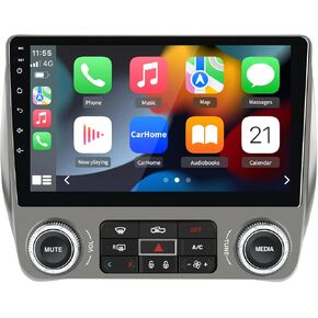 2GB+64GB Car Stereo for Chevrolet Chevy Camaro 2010 2011 2012 2013 2014 2015, Android 13 Head Unit Upgrade Support WiFi Bluetooth GPS BT DSP SWC Wireless CarPlay Android Auto