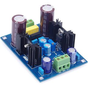 LM317 LM337 لوحة إمداد الطاقة منظم الجهد القابل للتعديل ± 1.25 فولت إلى 37 فولت العاصمة الإخراج