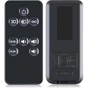 Soundbar Remote Control Replacement fit for Klipsch SB120, SB 120, 1060316
