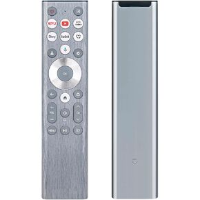 ERF6A80 Replacement Voice Remote Control Compatible for Hisense 65" Class A7/U8/U9N/98UX Series 65U8N 75U8N 85U8N Mini-LED ULED LED 4K UHD Smart Google TV 2024 Models