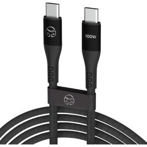 ZERO100 USB-C to USB-C 100W Fast Charging Cable, PD 3.0 Nylon Braided Type-C Charger Cord, Compatible with iPhone 15/16, iPad Pro, MacBook, Samsung Galaxy, Pixel, Android Devices,120CM[3.9FT]