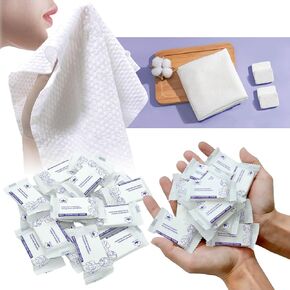 Disposable Compressed Towel Washcloths Cotton Thick Portable Reusable Face Towel Tablets for Travel Outdoor Camping Hiking Sports Beauty Salon Cleaning Travel Kit for Hotel 11.8 x 9.5 inches 30 Count
