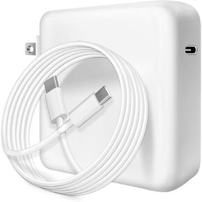 Mac Book Pro Charger 96W USB-C Power Adapter for Mac Book Pro Air 16,15,14,13 Inch M4 M3 M2 M1 from 2017-2025 Fit All USB C Device Include 6.6ft Cable as Fast as Original Quality