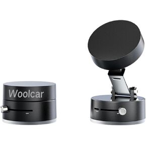 Woolcar Magnetic Phone Holder, Vacuum Mount, Innovative Toggle Design, Foldable Portable Vacuum Magnetic Cell Phone Holder
