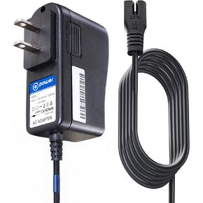 T POWER 5V 2-Prong Charger for Kokido Xtrovac 100 110 200 Telsa 5 Model: EV01, EV05, EV18 EV05CBX Rechargable Cordless Hot Tub, Spa Vac Pool Vacuum Cleaner Ac Dc Adapter Class 2 Power Supply
