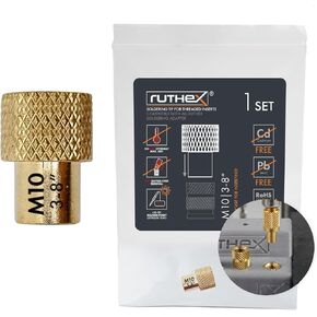ruthex 1 x Soldering Tip Adapter for TS100 / TS101 / Pinecil Series for ruthex Soldering Tips LOE-SET-011 for Inserting Threaded Inserts in 3D Printing