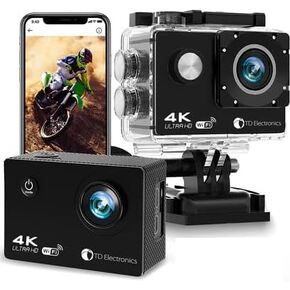 Platinum 4K IP69K CAM Sports Cam - Action Cam مع 10+ يتصاعد ، وعمر البطارية الطويل