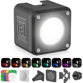 Ulanzi PT-3 Triple Cold Shoe Gimbal + ULANZI Cute LITE Waterproof Light