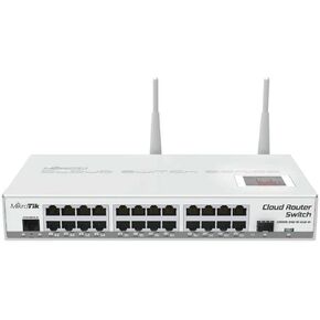 MikroTik CRS125-24G-1S-2HnD-IN Switch 2.4GHz with 24x Gbit Ports 1x SFP Port 2X 4dBi Built in Antennas