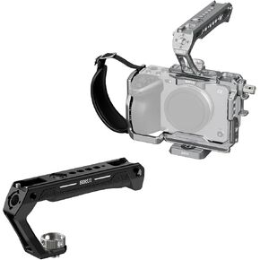 SIRUI Camera Cage Kit for Sony FX 3 FX30 with Top Handle and Top Handle with 3/8"-16 ARRI Locating Pins Mount Bundle