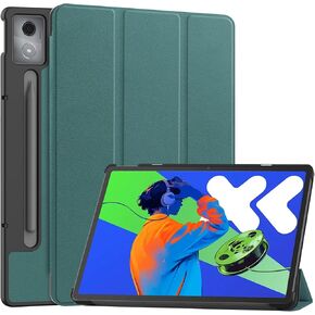 Case for Lenovo Idea Tab Pro Case, Folding Folio Ultra-Thin PU Leather Stand Case Cover for Lenovo Idea Tab Pro/Lenovo Xiaoxin Pad Pro 12.7 Inch 2025 Green