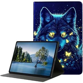 for iPad 5th/6th Gen,iPad Air 1/2 iPad 9.7 Inch Case,PU Leather Cover with Auto Wake/Sleep,and Adjustable Viewing Angles.Moon Cat