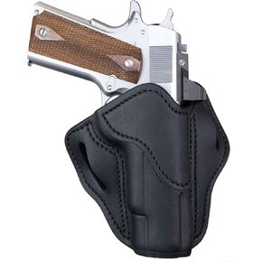 1791 GUNLEATHER 1911 Optic Ready Holster - OWB CCW Leather Gun Holster for Belts - Right Handed - Fits 1911 Models with 4" and 5" Barrels