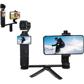 Phone Holder Compatible with DJI Osmo Pocket 3, Phone Stand Used with Pocket 3 Tripod and Extension Pole, Pocket 3 Accessories, 1Pack