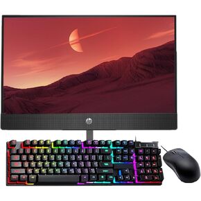 HP ProOne 600G4 All-in-One Desktop Computer, 21.5" AIO Desktop, Core i3-8100, 8GB RAM, 256GB SSD, Keyboard and Mouse, WiFi, Bluetooth, CAM, Windows 10 Pro (Renewed)