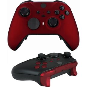 eXtremeRate Custom Shell for Xbox Elite Series 2+Replacement Buttons for Xbox One Elite Series 2 Controller - Scarlet Red
