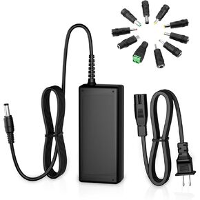 14V 2A 1.5A 1A AC Adapter with 10 Interchangeable DC Plug, 28W Switching DC Power Supply with10 Multi Jacks Universal Adaptor Regulated 14 Volt 2000mA 1500mA 1000mA 500mA Charger