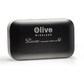 MiFi Global 4G LTE WiFi Router & 10,000mAh Power Bank – Pocket Sized Travel Hotspot with Free 1GB Global Data & SIM Card, Connects to All Three US Carriers & 300 More Worldwide.