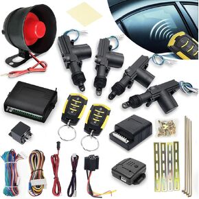 Universal Car Alarm System Remote Central Locking Kit with Keyless Entry Anti-Theft Alarm System