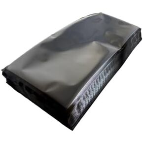 Vacuum Sealer Bags, 11" x 24", 3.5mil, Large Clear & Black Vacuum Seal Bags, Airtight, Smell Proof, Precut Vacuum Storage Bags for Food or Bulk Storing, 11x24, 100 Count