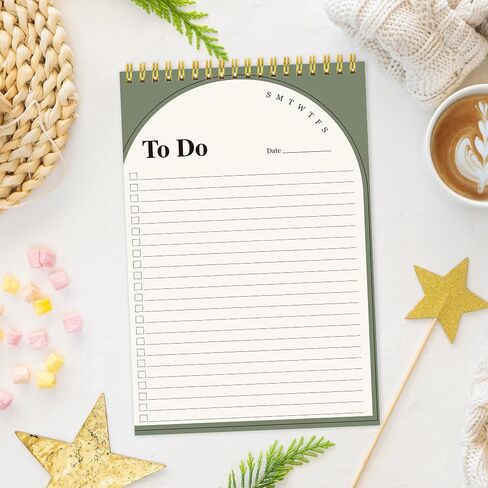 To Do List Notepad - 80 Sheets Daily Planner Notepad To Do List Notebook for Work,5.5" X 8.3" To Do List Planner Organizer with Checklist for Productivity in Saudi Arabia