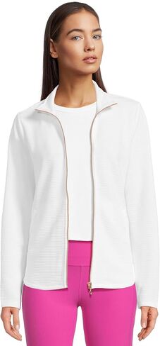 Skechers Women's Gowalk Hoodless Hoodie Shine Scoop Hem Jacket in Saudi Arabia