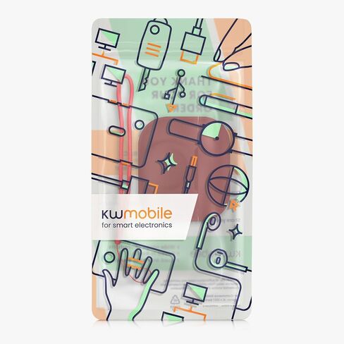 علبة Kwmobile متوافقة مع Apple Airpods Pro 2 Case مع تخزين Apple Airtag - غطاء السيليكون - Lavender Gray in Kuwait