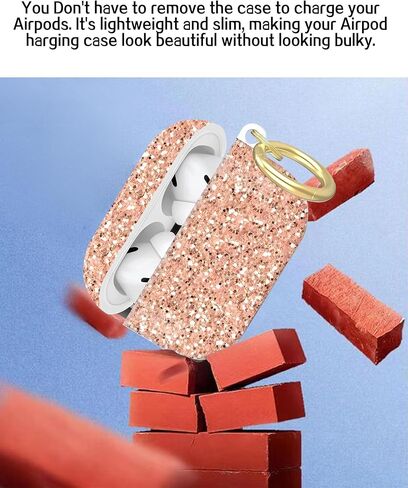 متوافق مع Airpod Pro 2nd/1st Generation Cover مع سلسلة مفاتيح ، علبة سماعات رأس لاسلكية مقاومة للوقاية من Airpod Pro 2023/2022/2019 (Camo America US Flag) in Kuwait