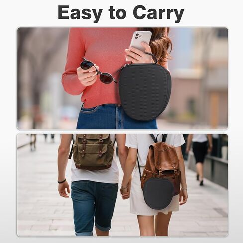 Fintie Hard Case for Sony WH-CH720N/ WH-CH710N/ WH-CH520/ WH-CH510/ WH-1000XM5/ WH-1000XM4/ WHXB910N Wireless Headphone - Travel Protective Cover Carrying Storage Bag (Black) in Kuwait