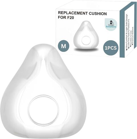 Replacement Cushion Compatible with F20 (Large) AirFit AirTouch CPAP Mask, Premium and Snug Fit, Soft and Durable Material, Covers Nose and Mouth, Large in Saudi Arabia
