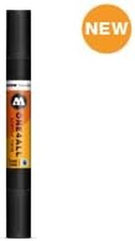 MOLOTOW ONE4ALL Acrylic Twin Pump Marker, 1.5mm and 4mm Nibs, Signal White, 1 Each (227.411) in Saudi Arabia