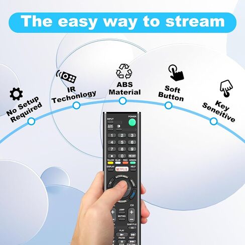 RMT-TX102U لـ Sony TV Remote Control Replacement ، لـ Sony TV Remote Remote لـ KDL-32W600D KDL-48W650D KDL-55W650D KDL-40W650D KDL-48R510C KDL-40R510C KDL-32R500C KDL in Kuwait