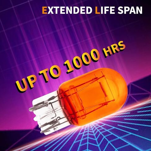 7443 لمبة ضوء الفرامل 10 عبوات، T20 لمبة إضاءة خلفية للسيارات 7443 لمبة مصغرة لمبة عكسية صغيرة، بديلة للسيارات والشاحنات وسيارات الدفع الرباعي in Kuwait