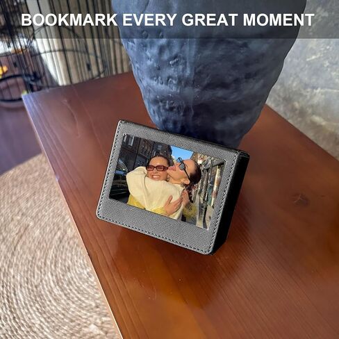 CAIYOULE Photo Case for Fujifilm Instax Wide 400/300/Wide EVO/210 for Polaroid 600/I-Type/NOW/OneStep Instant Film, 3.4x4.3 Inch Photo Storage Box，Black in Kuwait