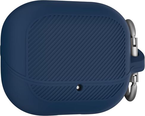 Geiomoo Silicone Case for TOZO Crystal Pods, Soft Flexible Scratch Resistant Protective Cover with Carabiner (Black) in Saudi Arabia