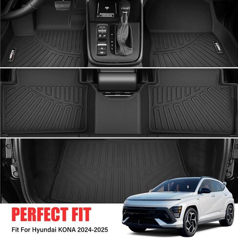 Floor Mats for 2025 BMW X3 Trunk Mat with Backrest Mat All Weather TPE Rubber Floor Liner Set Cargo Liner for 2025 BMW X3 Accessories in Kuwait