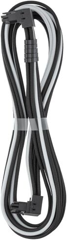 CableMod C-Series Pro ModFlex Sleeved 12V-2x6 12VHPWR 90° StealthSense PCIe Cable for Corsair Type 5 RMX Shift (Variant A, Black) in Saudi Arabia