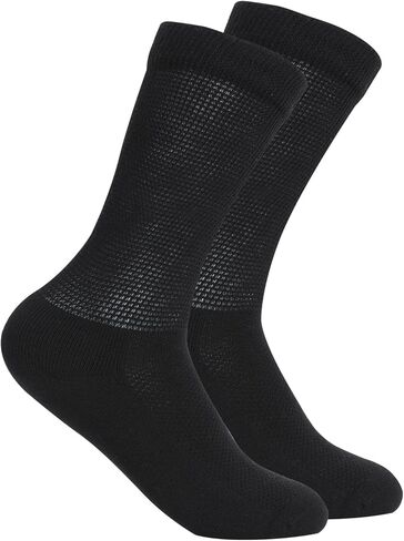 جوارب قطنية لمرضى السكري للرجال والنساء 9-12، جوارب للكاحل لتورم القدمين، جوارب دائرية للاعتلال العصبي، ساق واسعة، جوارب للاعتلال العصبي للوذمة للرجال والنساء، مستلزمات مرضى السكري من Leng Ke (زوجان أبيض) in Kuwait