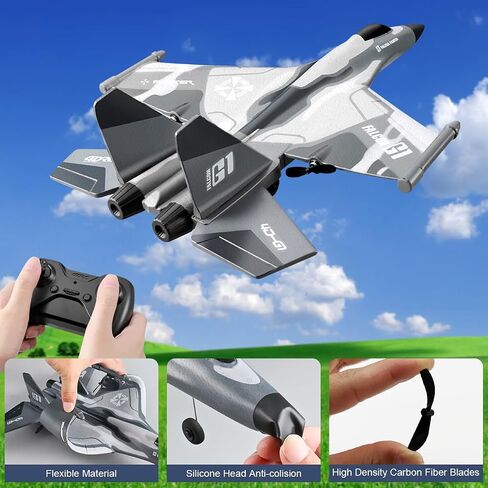 RC Plane J20, Remote Control Airplane, RC Airplane 4 Channel for Beginners Adult with Xpilot Stabilization System & Aerobatic, Brushless Motor, Remote Control Plane Best Gift for Kids in Saudi Arabia