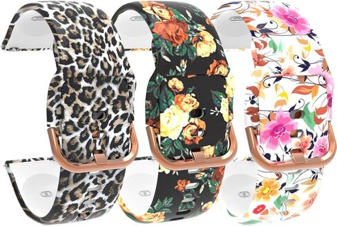 Chofit Compatible with ID208 BT - ENOMIR/Aeac/Konitee/FACOI/VRPEFIT Watch Band,Soft Silicone Pattern Wristband Quick Release Replacement Bracelet Strap ID208BT Smartwatch Accessories in Saudi Arabia