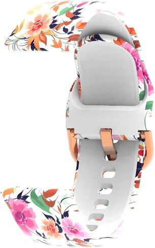Chofit Compatible with ID208 BT - ENOMIR/Aeac/Konitee/FACOI/VRPEFIT Watch Band,Soft Silicone Pattern Wristband Quick Release Replacement Bracelet Strap ID208BT Smartwatch Accessories in Saudi Arabia