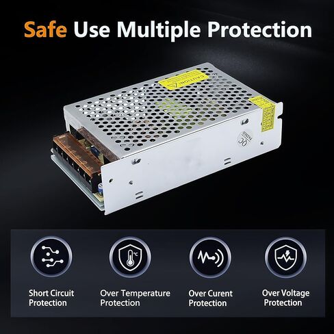 AC to DC Converter 24V 5A 120W Power Supply,Universal SMPS 110V/120V/220V AC to DC Converter Power Supply Transformer Driver Adapter for CCTV,RV,Pump,LED Strip (DC24V-5A-120W) in Saudi Arabia