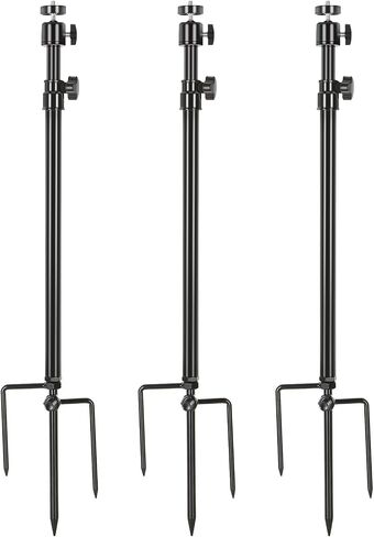 3-Pack Universal Camera Stand Mount Tripod Bracket Outdoor on Soft Ground Stand for Hunting Fishing in Saudi Arabia