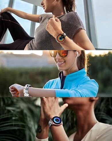 20 مم مجموعات ساعة متوافقة مع Samsung Galaxy Watch 7 Fe 6 5 4 40mm 44mm ، Galaxy Watch 6 4 Classic 5 Pro 45mm Active2 Band ، Sport Watch Locks for Women Men in Kuwait