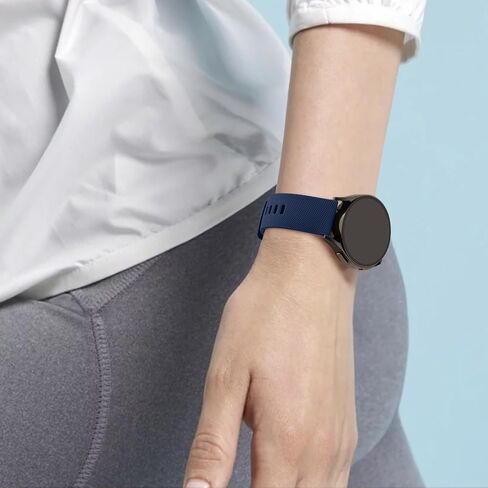 AK Silicone Band for Garmin Vivoactive 5 / Vivoactive 3 Watch Band ، Garmin Venu 2 Plus / Venu SQ / Venu Watch Band Women Men ، حزام بديل ناعم لـ Garmin Vivomove Sport ، Vivoactive 3 Music ، Forerunner 645 /245 Music Smart Watch Watch in Saudi Arabia