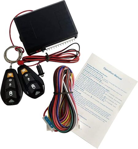 Two Door Shaved Door Handle Kit for Street Rat Hot Rod with Door Poppers Trunk Popper& Keyless Entry System Remote Control Bluetooth Kit & 2 Pack 5-Pin 12V Relay with Fuse Switch Kit (50lb) in Kuwait